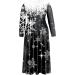 Hanxiulin Black Christmas Sweater Dress Slim Fit Mini Party Dress for Winter Festivities | Perfect Holiday Gift - Buy Online on GoSupps.com