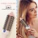 K&K Hot Hair Brush 38mm - Keratin Protect Heated Barrel | Ionic Smooth Shine Volumize Comb | Dual Voltage Hair Straightener Curler Styling Tool - Buy Online on GoSupps.com