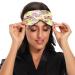 WELLDAY Beautiful Flowers Sleep Mask - Adjustable Night Eye Shade for Comfortable and Deep Sleep - Buy Online on GoSupps.com
