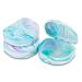 Marble Retainer Cases with Labels (3 Pack) (Cotton Candy)