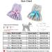 Barrageon Dogs Kneid Sweet Princess Rock Clothing for Puppies & Cats - Medium Summer Bowknot Outfit (Blue Yellow - XL Back Length: 40 cm Stripes) - Buy Online on GoSupps.com