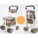 Multifunctional Elderly Walker The Elderly Can Push & Sit Lightweight Folding Spray-Painted Steel Shopping Cart with Duffel Bag and Decoration - Buy Online on GoSupps.com