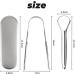 Stainless Steel Tongue Scraper & Cleaner - 2 Pack | Fresh Breath & Oral Hygiene | Metal Storage Case - Buy Online on GoSupps.com