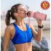 Codicile 1L BPA-Free Drinking Bottle | Sport Spout Water Bottle for Gym School Office & Travel - Ros golden Pink - Buy Online on GoSupps.com