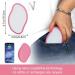 Reusable Crystal Hair Remover for Women and Men - Pink | Painless Exfoliation Hair Removal Tool - Buy Online on GoSupps.com