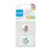 MAM Original Silicone Pacifier Set (2 Pack) - Tooth-Friendly Baby Pacifiers with Skinsoft Silicone & Box 0-6 Months - Seal/Feet Design - Buy Online on GoSupps.com
