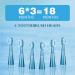 7AM2M Sonic Electric Toothbrush for Adults and Kids - 6 Brush Heads, 6 Modes, Smart Timer - Fast Rechargeable Toothbrush (Blue) - Buy Online on GoSupps.com