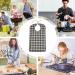Adult Bibs - Washable Adult Dining Bibs | Eating Large Bib For Adults | Soft Adult Waterproof Bibs | Reusable Adult Spill Black - Buy Online on GoSupps.com