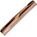 Kent Brushes Handmade Combs Range 6T Medium Size Coarse and Fine Comb for Women A-Tortoiseshell 1 Count (Pack of 1)