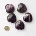 Buy Manekieko Natural Amethyst Palm Worry Carved Heart Love Stone - 40mm Healing Crystals for Stress Relief & Wellness | International Shipping - Buy Online on GoSupps.com