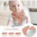 Lulu Moon Bib Baby Triangular Muslin Scarf Set - 6 Pieces for Boys & Girls | Stylish & Soft Baby Accessories - Buy Online on GoSupps.com