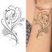 20 Sheets Black Tiny Temporary Tattoo Stickers for Men Women - Moon Butterfly Bird Flower Designs - Waterproof Body Art for Arm Neck Shoulder - Buy Online on GoSupps.com