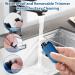 Portable Electric Nose Hair Trimmer for Men - Waterproof USB Rechargeable Painless Precision Shaver (Blue) Global Shipping Available - Buy Online on GoSupps.com