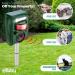 eXuby Outdoor Cat Repellent - Solar Powered Ultrasonic Sensor for Wide Spaces - Dual Mode, All-Night Protection - Buy Online on GoSupps.com