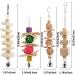 Onebarleycorn Budgie & Parrot Toy Set - 7 Wooden Bird Toys Swings & Canaries for Happy Pet Playtime - Buy Online on GoSupps.com