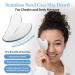 Supergiant Stainless Steel Face Roller and Gua Sha Set for Fine Lines and Wrinkles | Skin Care Tools with Travel Pouch - Silver - Buy Online on GoSupps.com