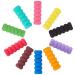 GorgeCraft 120stk 10 colors soft foam pencil handle Painting pencil gripper pencil cushion holder writing drilling drill gippering aid comfort point drillstift sleeve posture correction tool for adults 120 pieces 10 colors