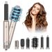 6 in 1 Air Styler Hot Air Brush Hair Dryer Brush Thermal Brush Magic Styler Hair Dryer Brush Hair Styling Appliances Hair Styler Straightening Brush (Gold)