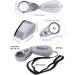 Wesley's Jewelry Loupe Magnifier with LED/UV Light & Travel Case - Ideal for Gardening, Coin, Stamp & Rock Collecting - Buy Online on GoSupps.com