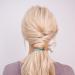Spiral Hair Ties for Women & Girls High-End Translucent Hair Accessories Durable and Elegant Colorful Bands Telephone Cord Bobbles Premium Quality Crystalline Holders (green line) - Buy Online on GoSupps.com