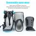 Medical Inflatable Air Cam Walker Boot for Foot Pain Recovery - Black (Medium) - Buy Online on GoSupps.com