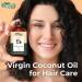 ORGANIC ZING Virgin Coconut (Cocos nucifera) Oil | Pure & Natural Carrier Oil for Skincare Haircare & Massage - 118ml/3.99fl oz - Buy Online on GoSupps.com