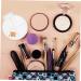 STOBOK 2pcs Nail Art Palette Set - Clear Makeup Mixing Tools for Nail Art Acrylic & Foundation - Professional Stainless Steel Nail File & Handles - Buy Online on GoSupps.com