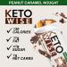 Keto Wise Fat Bombs | Chocolate with MCT Oil | Low Fat, Low Carb Snack | 7g Fat, 2g Net Carbs | Peanut Caramel Nougat | Pack of 16 - Buy Online on GoSupps.com