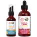 MaryRuth Organics Throat Spray (Vanilla) & Zinc Drops (Strawberry Lemon) | USDA Organic Clean Label Project Verified | Vitamins for Throat Relief Immunity & Overall Health | Vegan Non-GMO