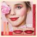 Oulac Soft Matte Lipstick - Coral Red Lipstick & Blush Duo | Cream to Powder Texture | Enriched with Rose Oil | Vegan & Cruelty-Free | Puppy Love (Y02) - Buy Online on GoSupps.com