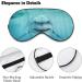 Buy Great White Shark Sleep Mask for Men & Women | Adjustable Soft Eye Mask for Comfortable Night Sleep - Ocean Style 5 - Buy Online on GoSupps.com