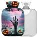 Naanle Halloween Pumpkins Heat bottle MITED Transparent hot water bottle Handfoot Warmer Heading bags For pain relief heat and cold therapy 1L