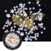 JERCLITY 3D Nail Art Decoration Kit - Mixed Metal Nail Rivets, White Flower Studs, Gem Pearls, Tweezers - 6 Boxes - KIT01 - Buy Online on GoSupps.com