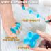 Toe Separators for Women & Men - Bunion Pads for Pain Relief | Improve Toe Issues with Sebs Material | Yoga Toes for Bunion Hammertoes & Overlapping Toes (2 Pairs Blue & Transparent - Buy Online on GoSupps.com