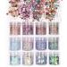 Face glitter face glitter festival chunky glitter cosmetic glitter body glitter sparkling decoration glitter for hair and nails mixed color-5