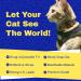 Reflective Travel Cat Harness and Leash Set - Lightweight & Breathable - Snug Fit for True Adventurers - Strong Snap Clip - Large Grey - Buy Online on GoSupps.com