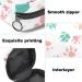 Menstruation Pad Bag with Zipper | Women's Napkin & Tampon Collection Bag - Colorful Dog Paw Footprint Pattern | Perfect for Women & Girls - Buy Online on GoSupps.com