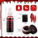 DE'LANCI Fake Blood Spray Splatter & Fake Scabs Gel Kit - Halloween Makeup for Vampire, Zombie & SFX Wound - Buy Online on GoSupps.com