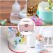 NUOBESTY Baby Bottle Drying Rack & Storage Box - Portable Organizer with Lid for Kitchen Cabinet, Pink - Buy Online on GoSupps.com
