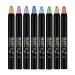 Set of 8 eyeshadow pencils waterproof long-lasting smudge-proof shimmering cream for eyes