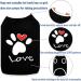 Brocarp 2 Pack Dog Shirt Puppy Clothes - Basic Vest Outfit for Small Medium Large Dogs - Soft Cotton T-Shirt for Cats and Kittens - Black+White (Small) - Buy Online on GoSupps.com