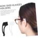 Healeved 20 Pairs Anti-Slip Silicone Glasses Covers & Holders | Ear Protectors for Schnapps Glasses | Durable Black & White Gel Pads (3.6x1.3cm) - Buy Online on GoSupps.com