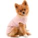 Paidful Summer Striped Puppy T-Shirt for Small Dogs - 100% Cotton Sleeveless Chihuahua & Yorkshire Apparel - Pink (M: 25cm Back Length 37cm Bust) - Buy Online on GoSupps.com