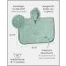 ULLENBOOM Sage Green Bath Poncho for Kids & Babies - 100% Cotton Oeko-Tex Certified Made in EU | Ideal as Bath Towel & Robe (1-3 Years) - Buy Online on GoSupps.com