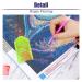 Colorful Eyes Diamond Painting Kit | Gem Art for Adults & Kids - DIY Rhinestone Craft 11.8 X 15.75 in - Buy Online on GoSupps.com