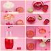Fidton Edible Glitter for Drinks - 2 Colors Food Color Powder Set | Pink Gold & Red | Perfect for Cakes Fondant Donuts & Cocktails - 5G - Buy Online on GoSupps.com