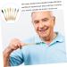 FRCOLOR 21 Pcs Organic Wooden Toothbrush Set - Ultra Soft Nylon Bristles Replaceable Bamboo Toothbrushes for Eco-Friendly Oral Care - Buy Online on GoSupps.com