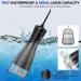 350ML Cordless Water Flosser - Rechargeable Oral Irrigator with 7 Jet Tips & 5 Pressure Modes for Teeth Cleaning | Ideal for Home & Travel (Black & Gray - Buy Online on GoSupps.com