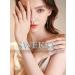 Shop Fall Press on Nails - Medium Almond French Fake Nails | Red Floral Full Cover Glitter Glossy Designs | 24 Pcs Acrylic Stick on Nails for Women & Girls - Buy Online on GoSupps.com