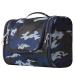 Extra Large Capacity Hanging Toiletry Bag for Men & Women, Portable Waterproof Bathroom Shower Bag, Lightweight Dopp kit Shaving Bag, Sturdy Metal Hook Organizer Makeup Bag Camo Blue